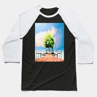 tree landscape Baseball T-Shirt